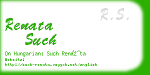 renata such business card